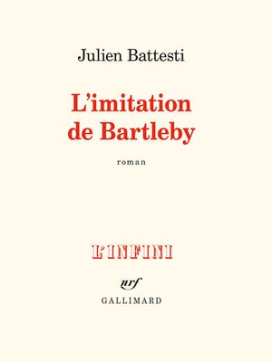 cover image of L'imitation de Bartleby
